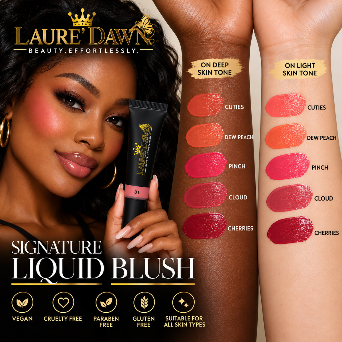 Laure’ Dawn Signature Liquid Blush