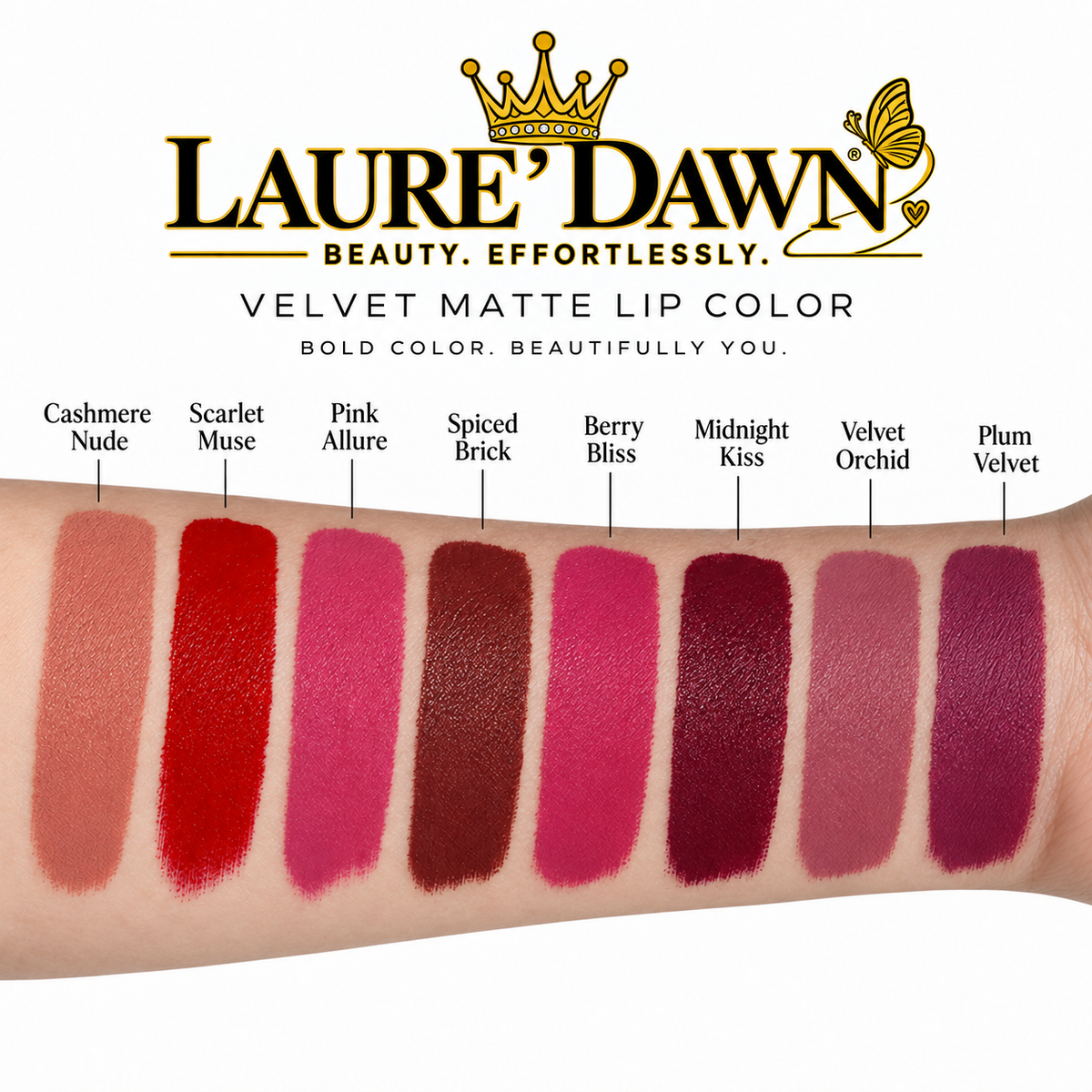 Laure’ Dawn Velvet Matte Lip Color